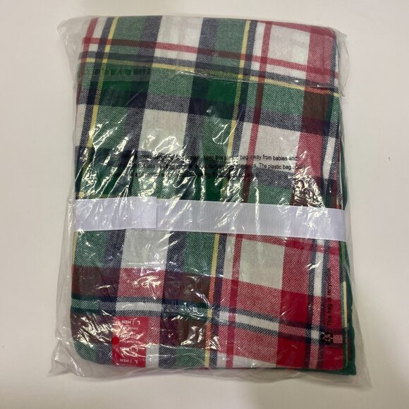 Jammies For Your Families Plaid Long Sleeve Christmas Pajama Set Size Large - Picture 4 of 6